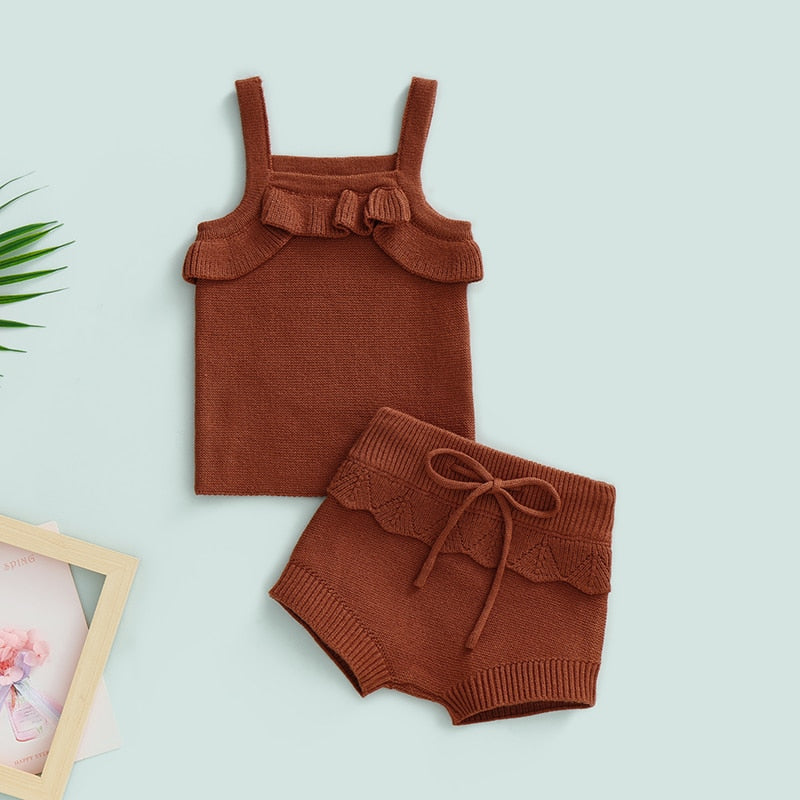 Loli knitted set Brown