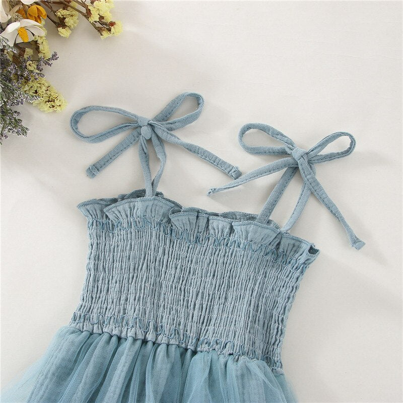 Tiny tutu romper Blue