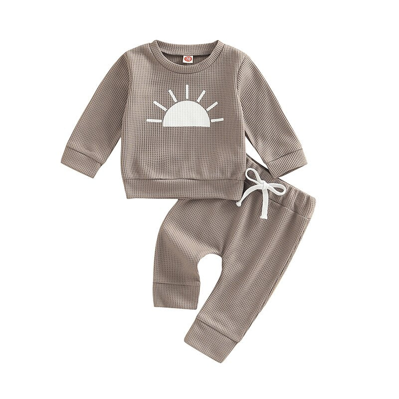 Sunny Waffle Set Gray