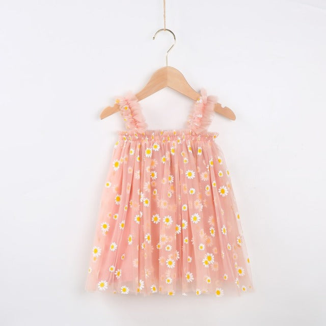 Daisy Tulle Dress Pink