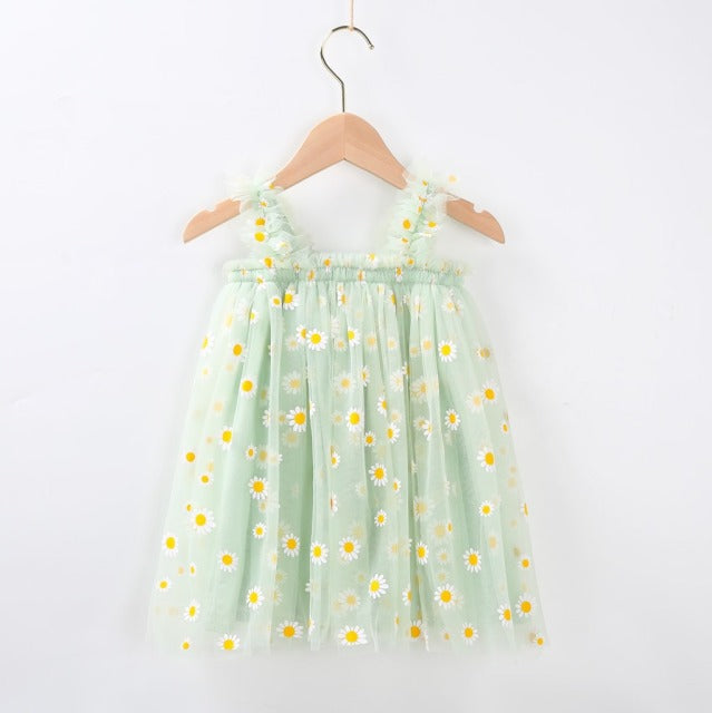 Daisy Tulle Dress Green