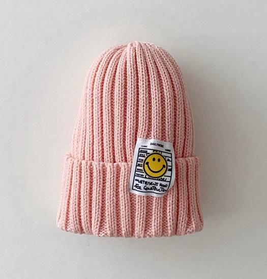 Smiley Knitted Beanie