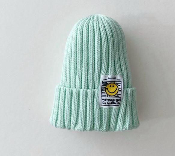 Smiley Knitted Beanie