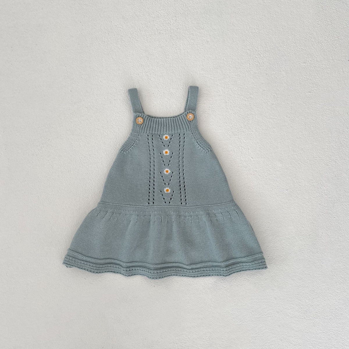 The Daisy knitted pinafore dress