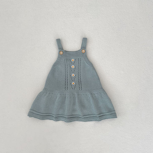 The Daisy knitted pinafore dress