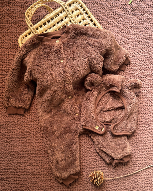The fluffly bear onesie