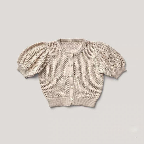The Bubble Sleeve Cardi Shirt