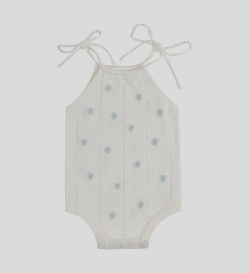 Sky Daisy Charm Romper