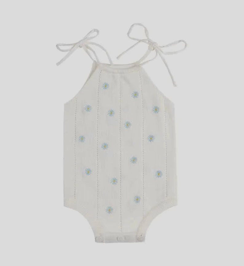 Sky Daisy Charm Romper