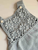 Blossom Crochet Knitted Romper