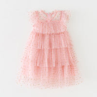 Sparkly tulle layered dress