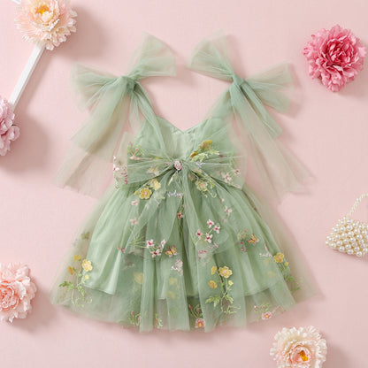 The Primavera tulle dress Sage