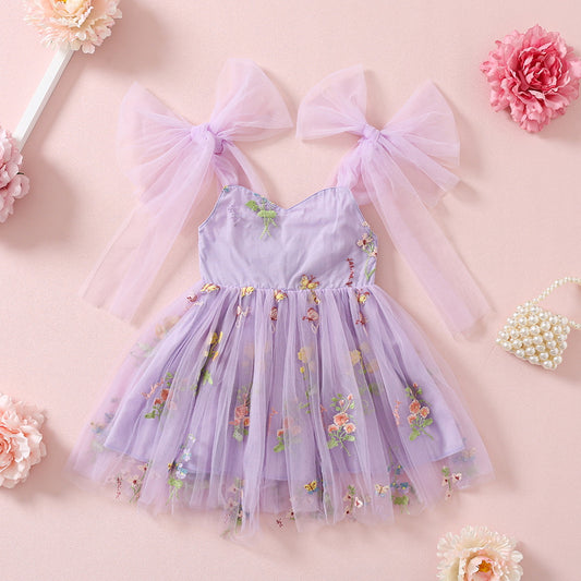 The Primavera tulle dress Lilac