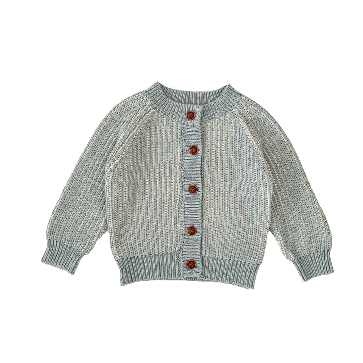 The ribbed knit cardigan