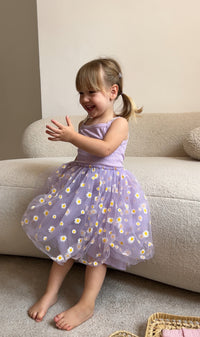Daisy ballerina dress (Sizes: 6M- 3Y)