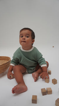 Liam Loose Waffle Romper