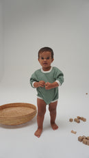 Liam Loose Waffle Romper