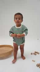 Liam Loose Waffle Romper
