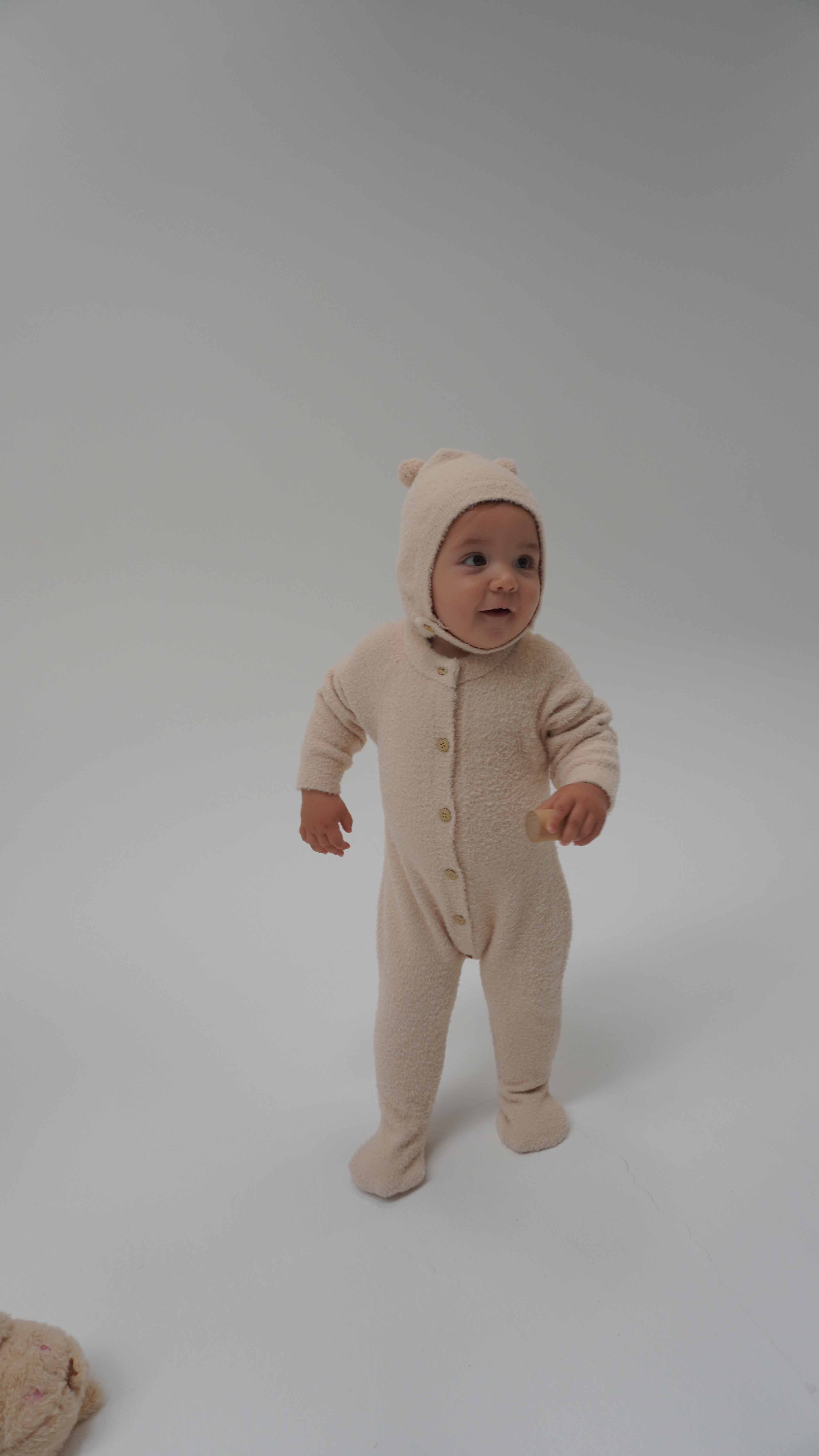 Bear Pom-Pom fluffy outfit