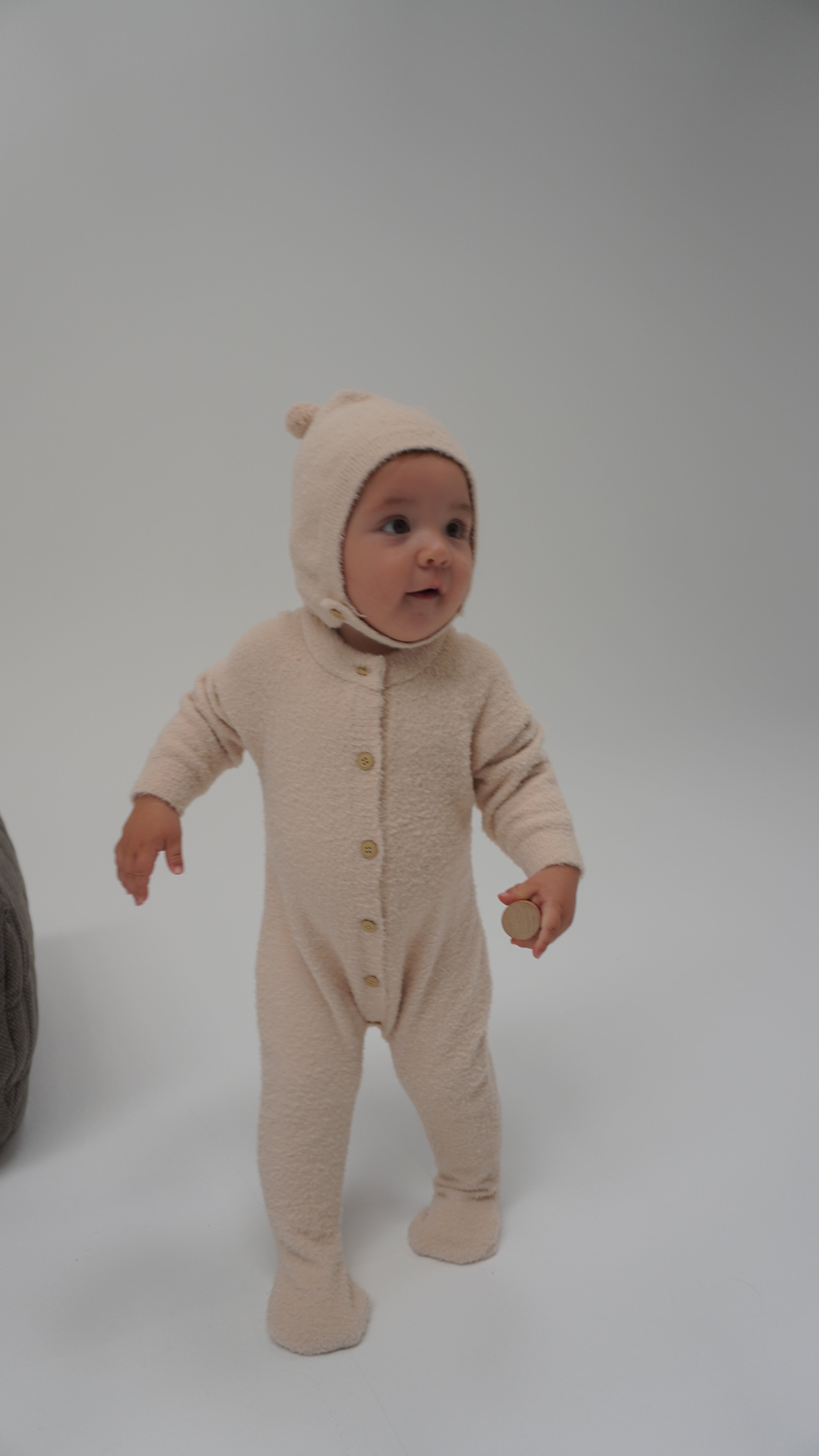 Bear Pom-Pom fluffy outfit