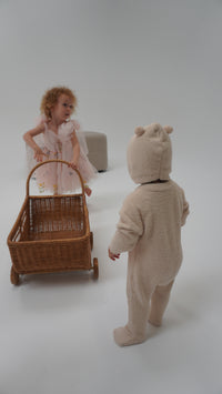 Bear Pom-Pom fluffy outfit