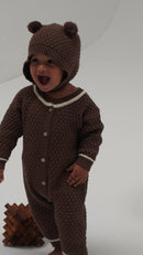 Bubbly Bear knitted outfit