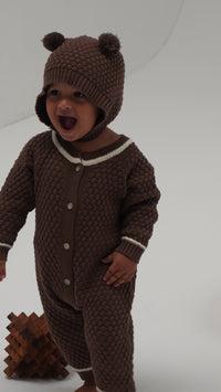 Bubbly Bear knitted outfit
