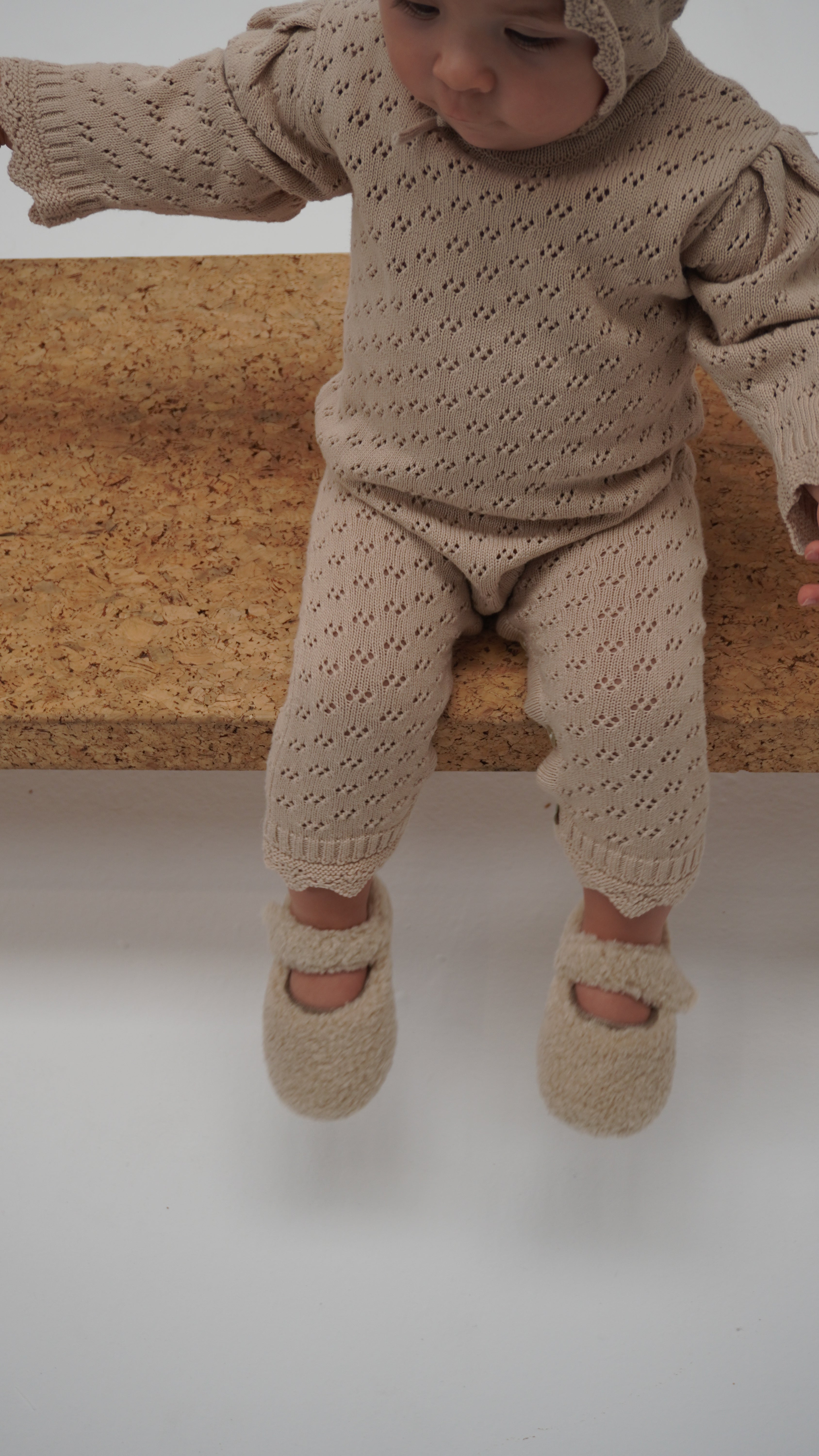 Lila Lace Knit Romper