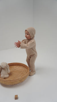 Lila Lace Knit Romper