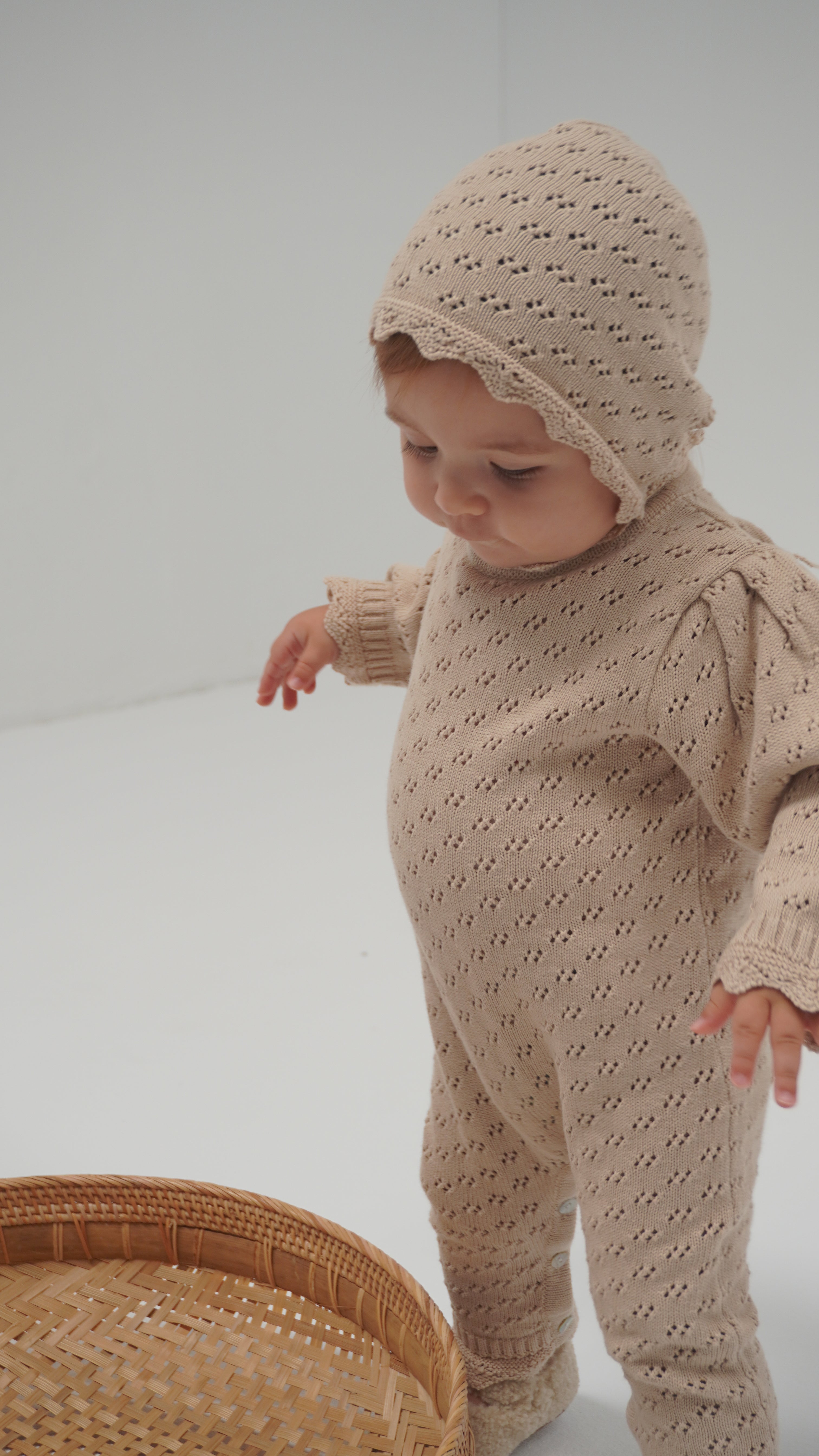 Lila Lace Knit Romper