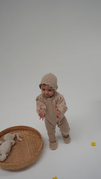 Lila Lace Knit Romper