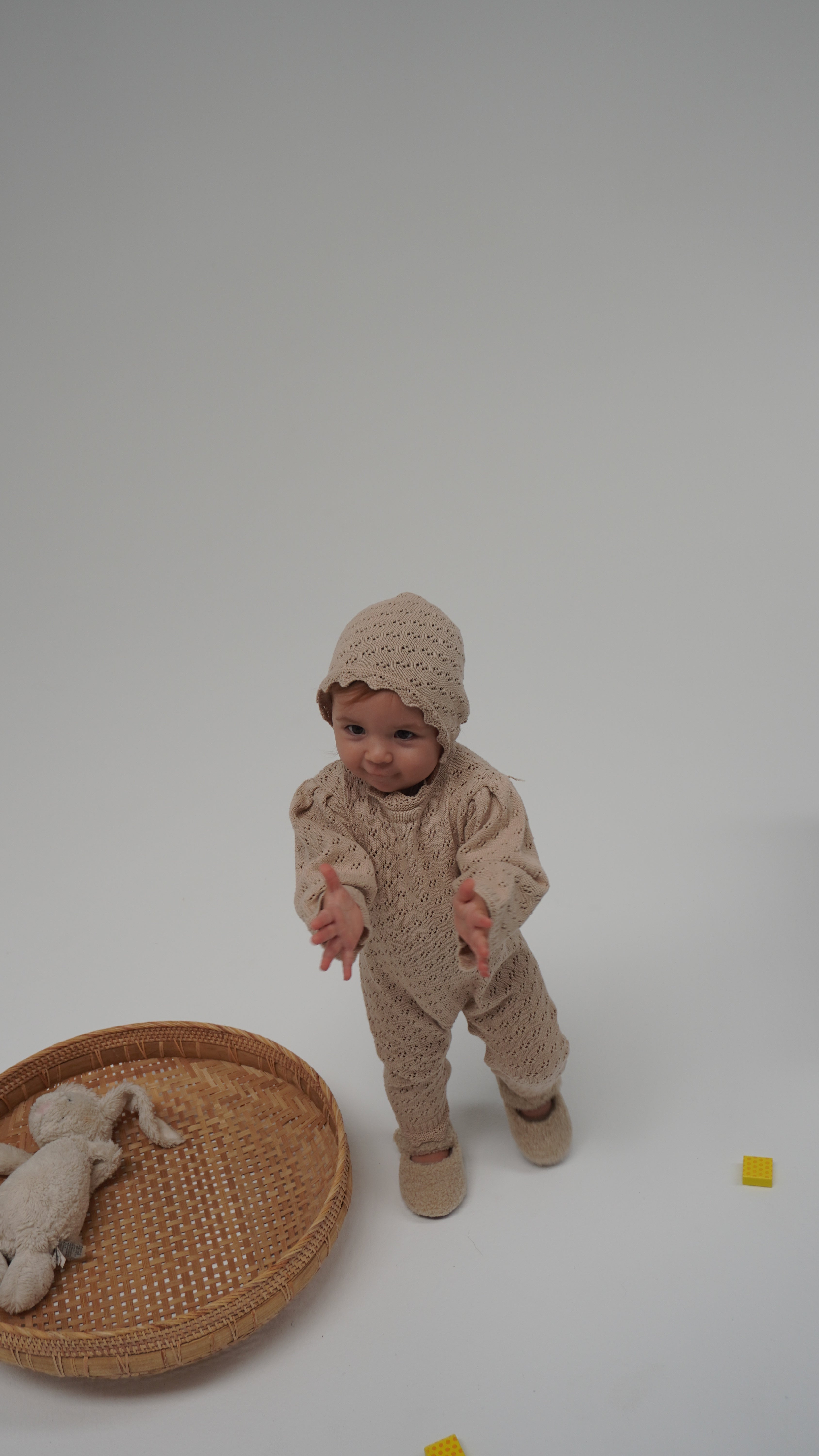 Lila Lace Knit Romper