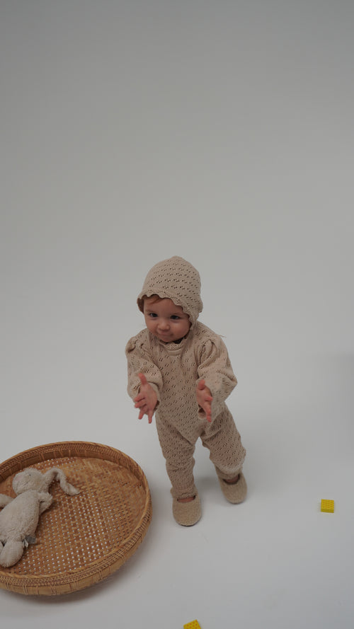 Lila Lace Knit Romper