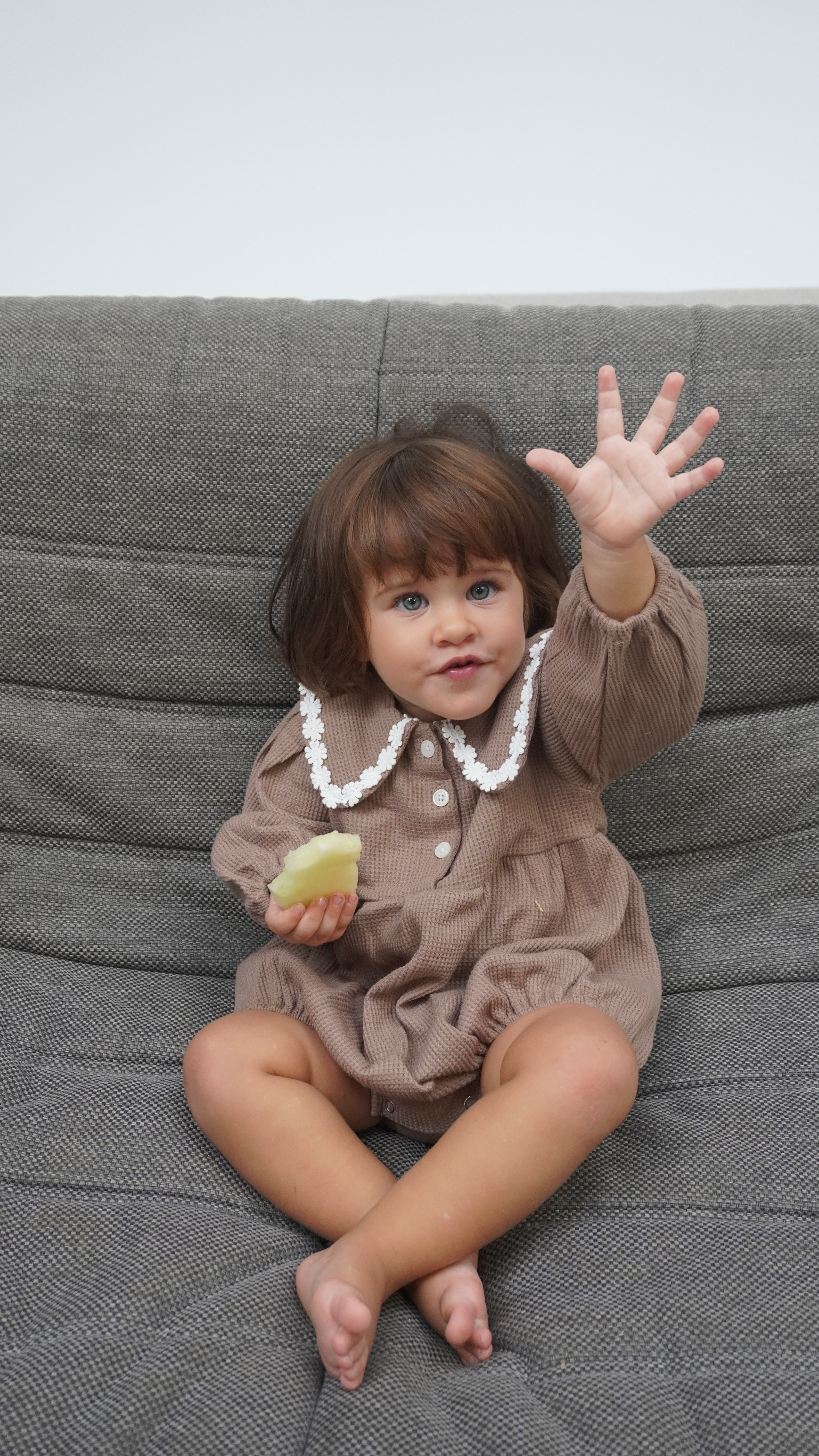 Lucia Waffle Romper