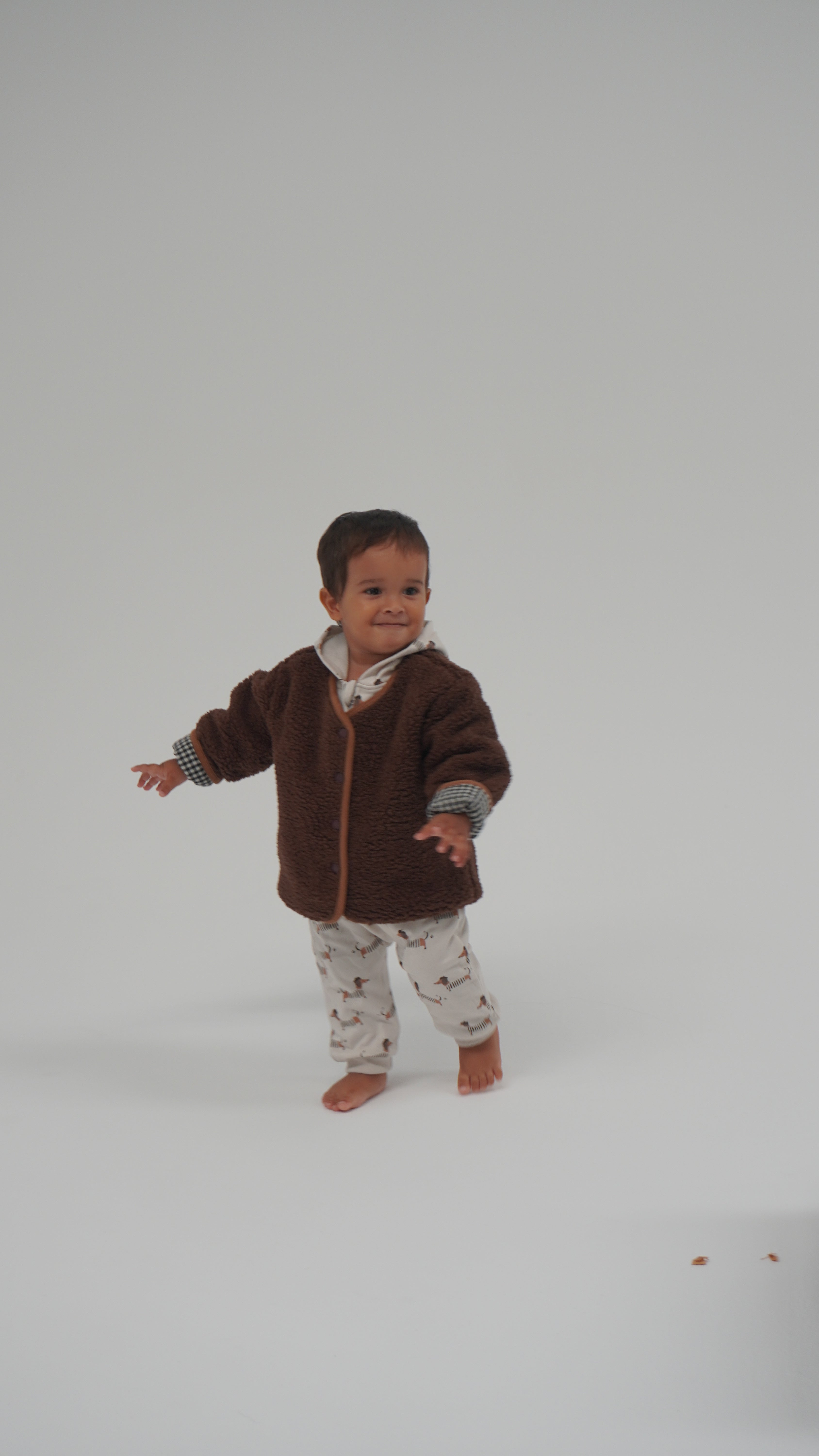 Reversible Teddy Checkered Jacket