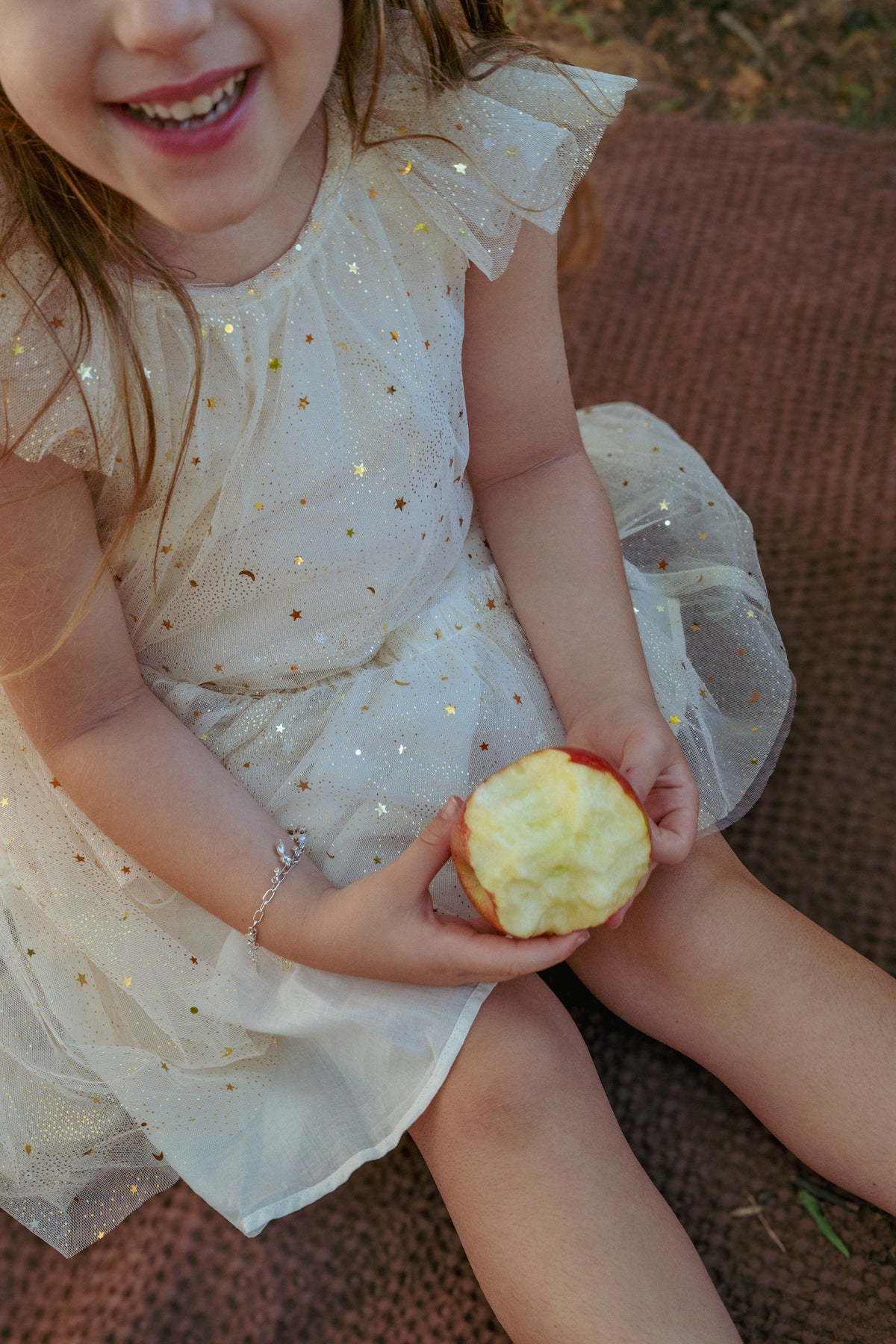 The sparkly tulle dress