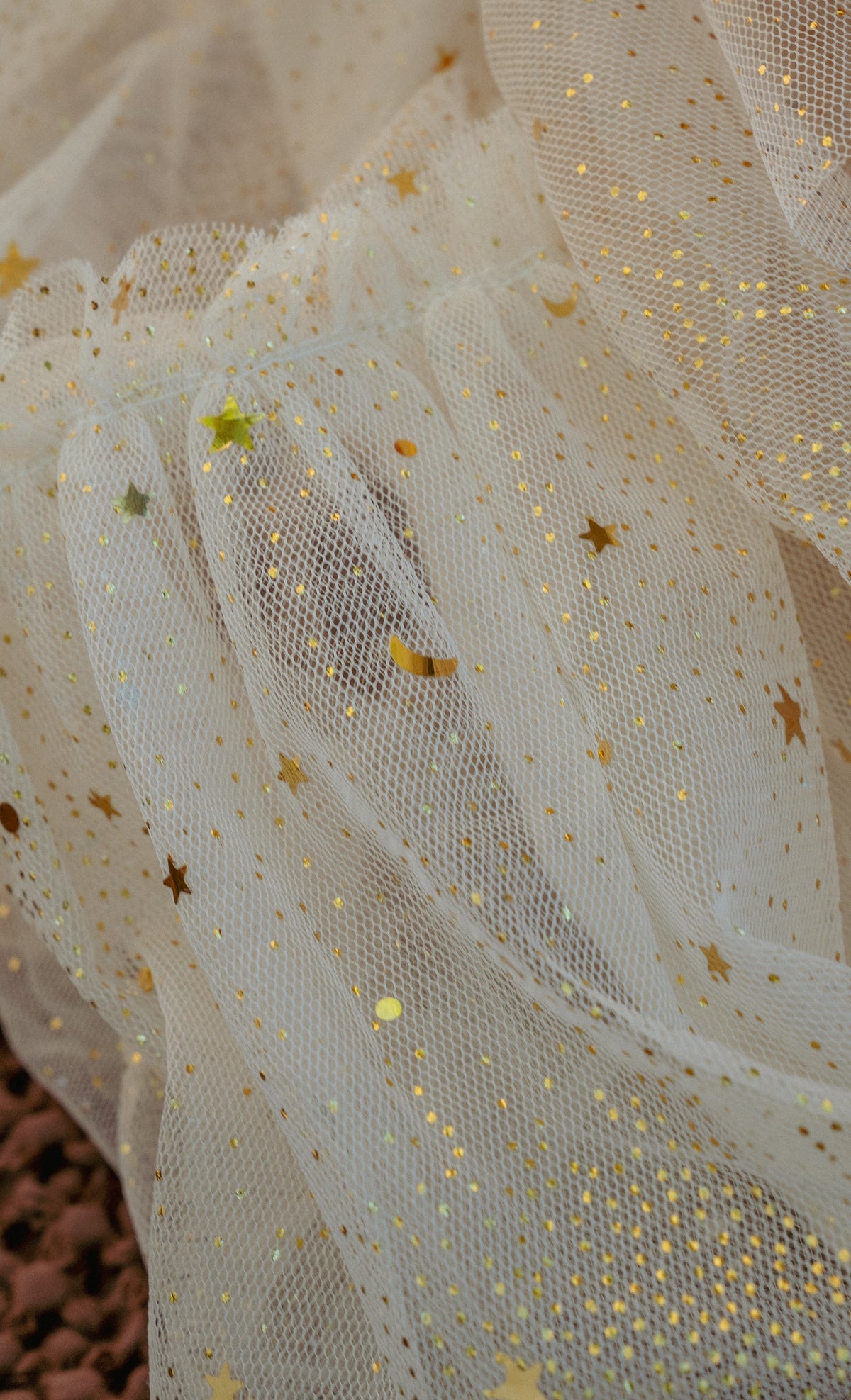 The sparkly tulle dress