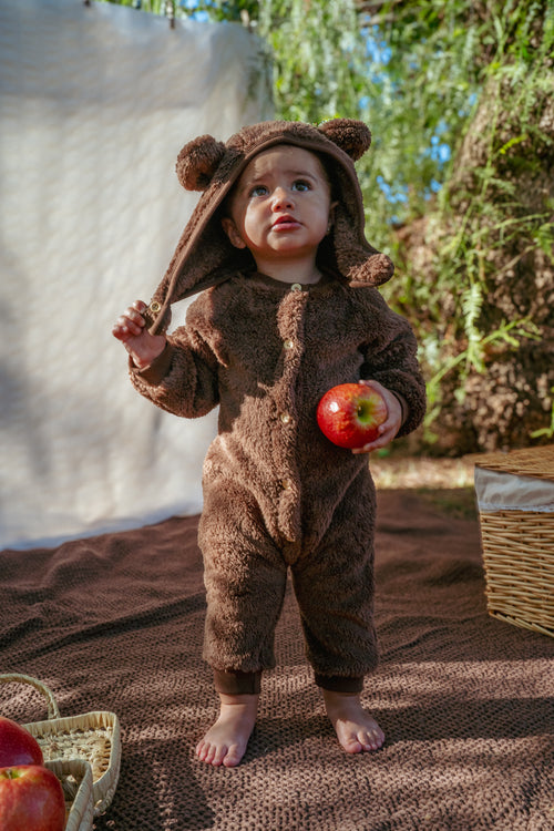 The fluffly bear onesie