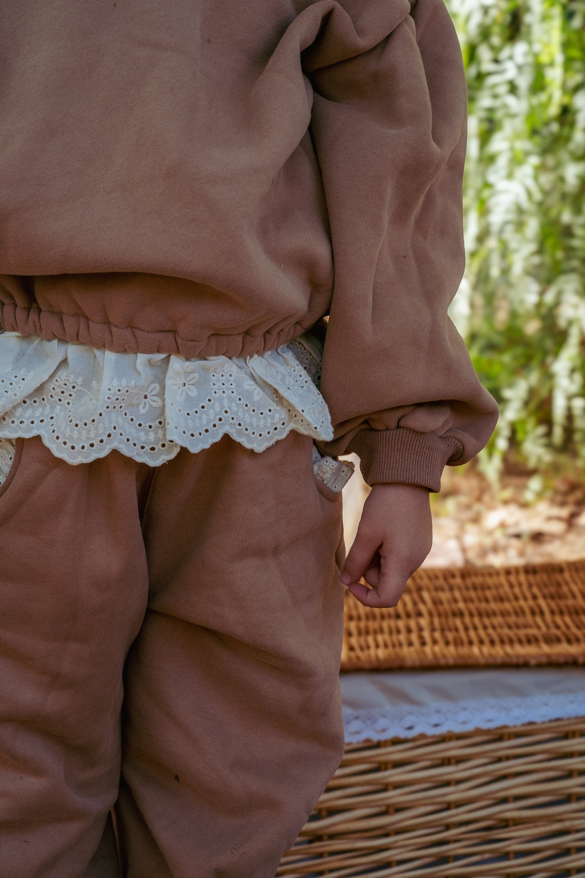 The Lace Trim Sweatshirt