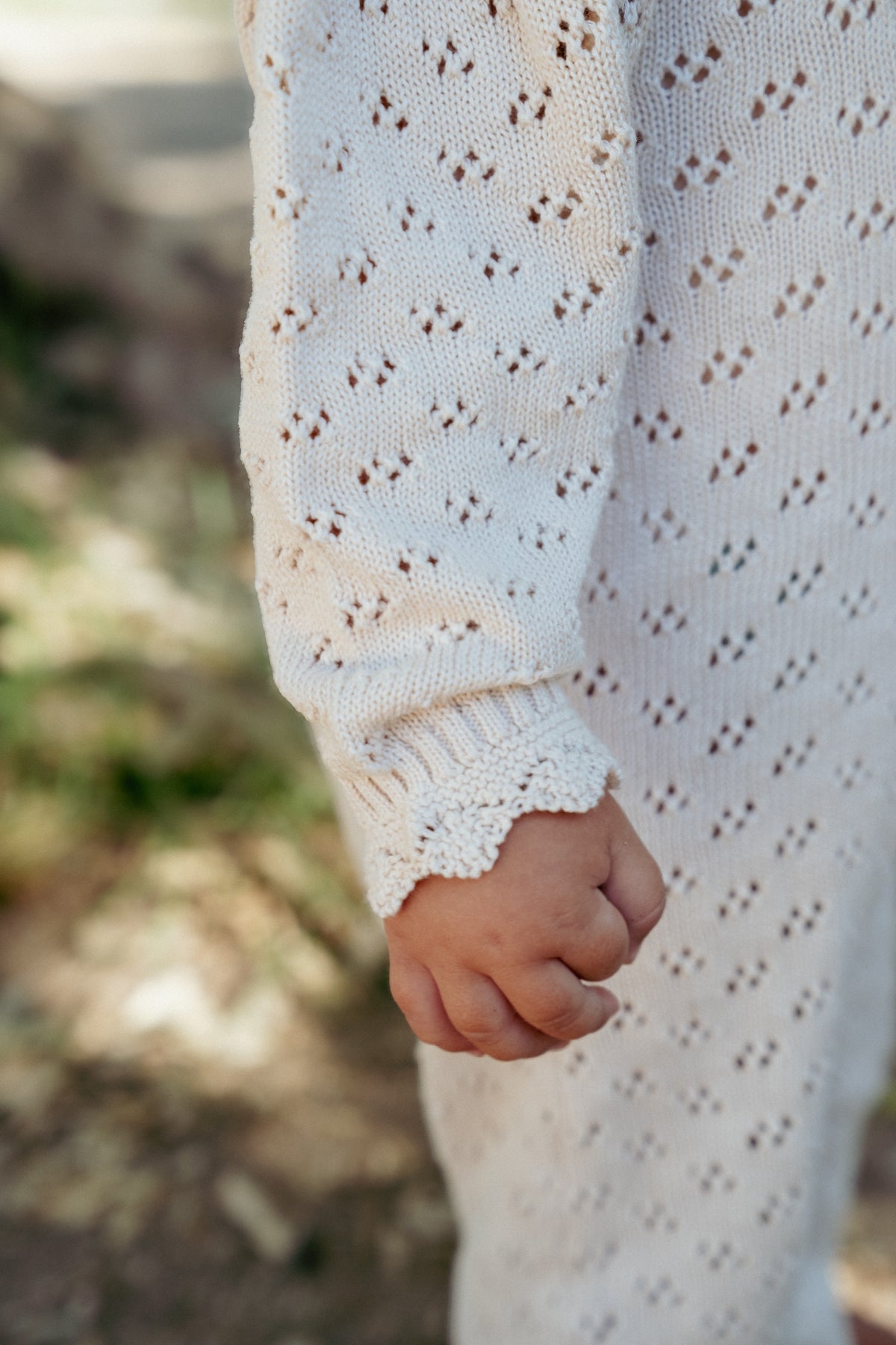Lila Lace Knit Romper