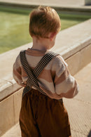 The contrast suspender trousers