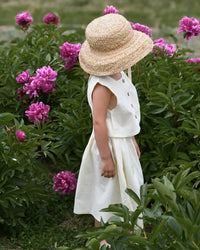 The Timeless Linen Skirt Set