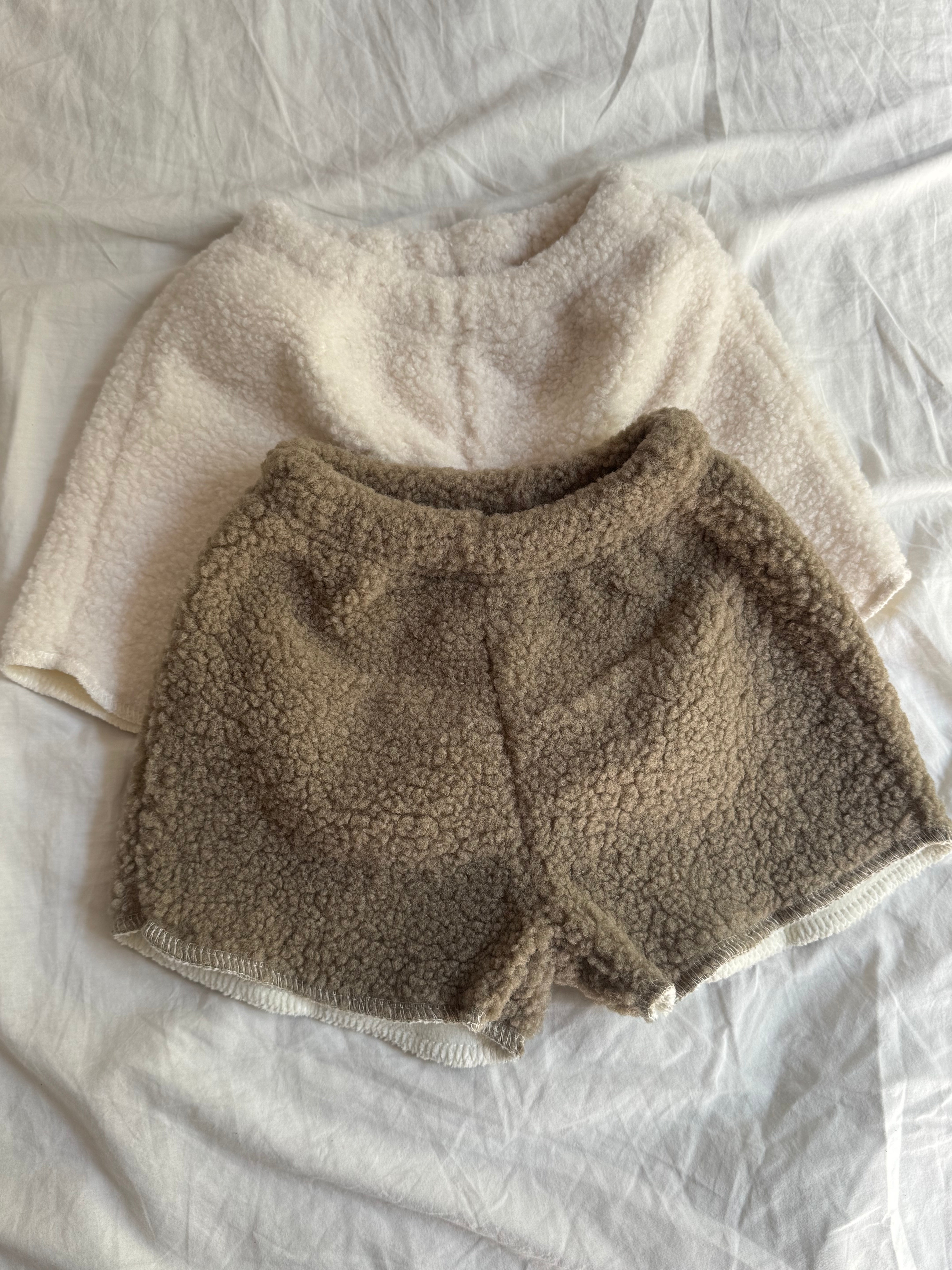 The teddy shorts