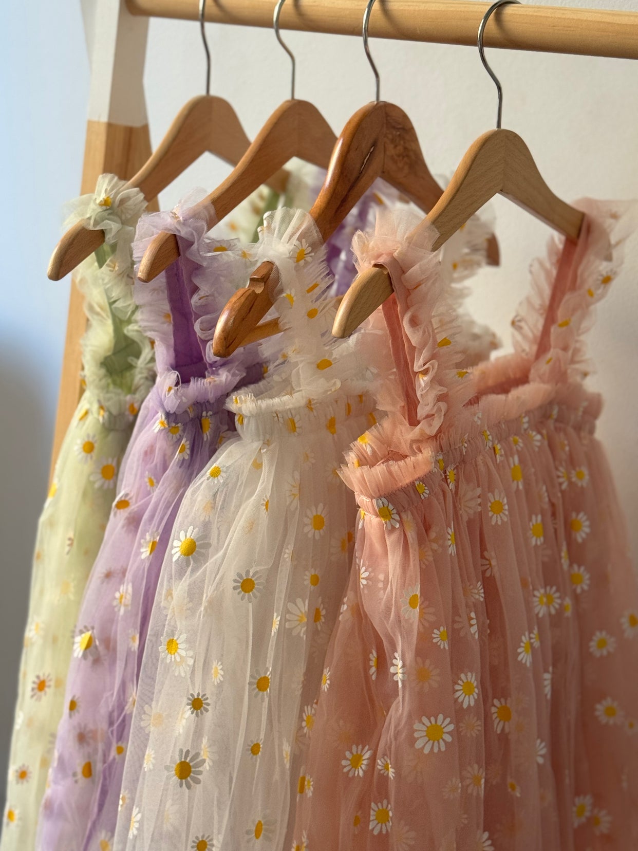 Daisy Tulle Dress White