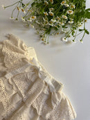 Romantic Eyelet Embroidered Skort