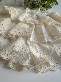 Romantic Eyelet Embroidered Skort
