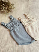 Blossom Crochet Knitted Romper