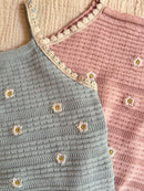 Daisy Embroidered Knit Top