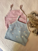 Daisy Embroidered Knit Top