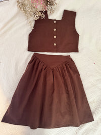 The Timeless Linen Skirt Set